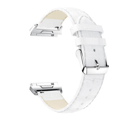 

〖Follure〗For Fitbit Ionic Band Leather Band Replacement Wrist Bracelet Watchband BK