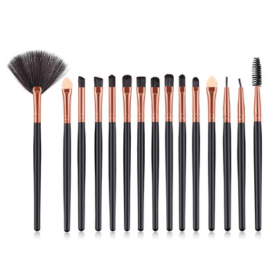 

41015Pcs Synthetic Hair Wood Handle Makeup Brushes Set Eye Shadow Lip Make Up Brush Cosmetics Tools