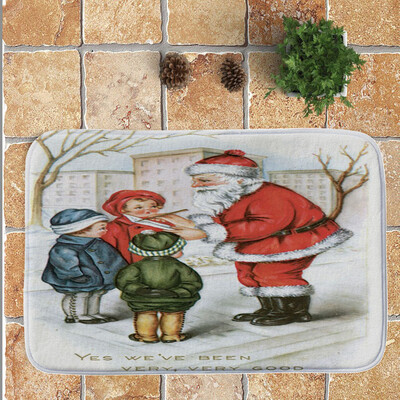 

Tailored Merry Christmas Welcome Doormats Indoor Home Carpets Decor 40x60CM