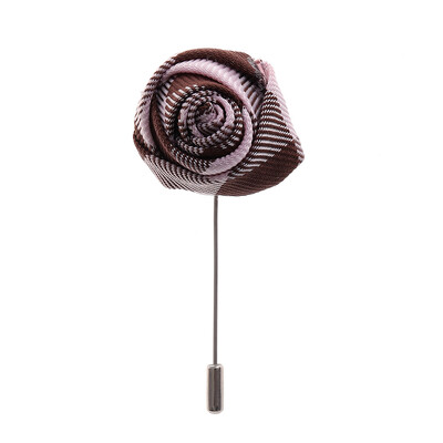 

ROSE PIN Handmade Flower Brooch Boutonniere Suit Lapel Wedding Party Accessory