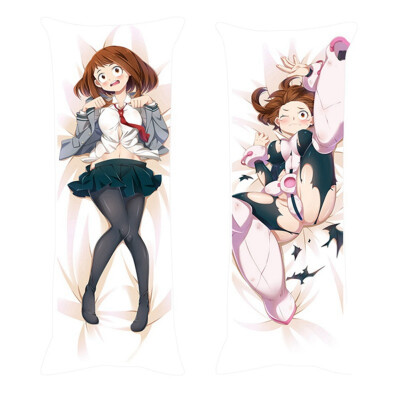 

My Hero Academia Throw Pillowcase 150cm x 50cm Uraraka Ochaco Body Pillowcase with Double-sided Pattern for Home Decor