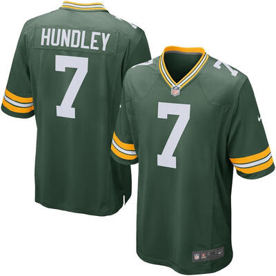 

Youth Football Jersey Green Bay Packers Brett Hundley Green Game Jersey