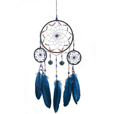 

Handmade Ornaments Wind Chimes Rainbow Feather Dream Catchers For Gifts Wedding Ornament Home Decorations