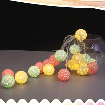 

〖Follure〗LED Battery Crack Ball Tale Party Light Wedding Christmas Decoration