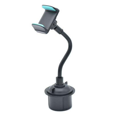 

Water Cup Long Hose Mobile Phone Bracket Black New Car Shockproof Square Scratching