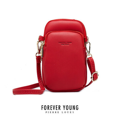 

Korean version of the pure womens one-shoulder phone bag stylish simple slant cross bag