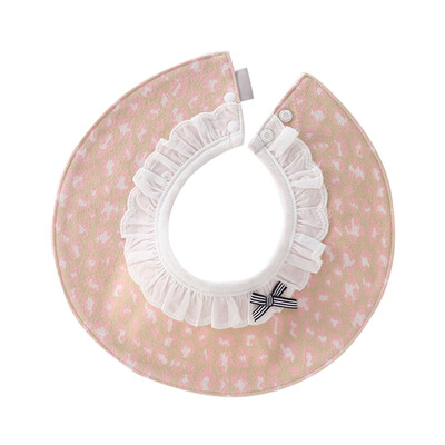 

Baby Cute Cotton Bib Burp Cloth Lace Waterproof Drooling Teething Bibs Print Pattern Towels