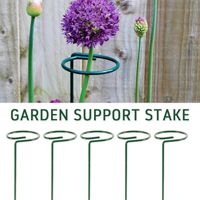 

5PCS Garden Stake Plant Support Climbing Plant Tie Support Holder Tools 45cm Height