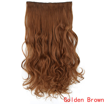 

Gobestart U-shaped Half Head Cover Whit 7 Clip Fashion In Hair ExtensionsCurly Pretty Wom