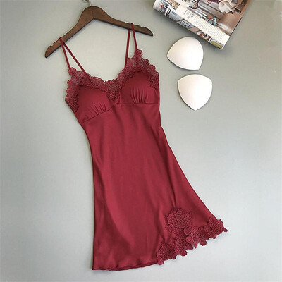 

Sexy Lingerie Women Silk Lace Robe Dress Babydoll Nightdress Nightgown Sleepwear