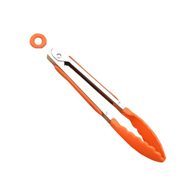 

NEW Silicone Kitchen Cooking Salad Tong Serving Stainless Steel Handle Utensil Kitchen Tools Kitchen Accessories Food Grade