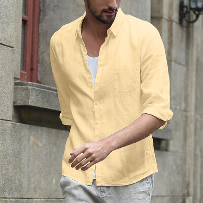 

Hot Fashion Mens Lapel Shirt Half Sleeve Loose Casual T-Shirt Tops Blouse M2XL