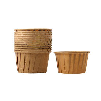 

50pcs Rolled Paper Cupcake Liners Resistant Cake Cup Muffin Mould Baking Tool