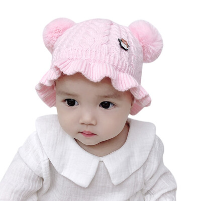 

Fashion Baby Hat Knitted Winter Caps Children Hat For Boys Girls Beanies Baby Cute Cotton Cap Warm Baby Hat