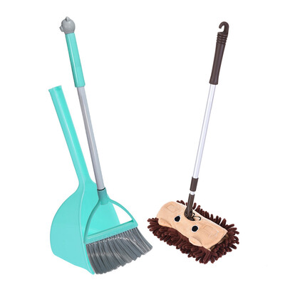 

Gobestart Kids Housekeeping Cleaning Tools Set-3pcs Small Mop Small Dustpan
