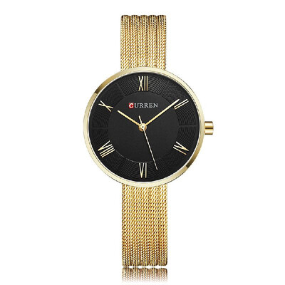 

CURREN Fashion Luxury Stainless Steel Women Watches Quartz 3ATM Water-resistant Woman Casual Simple Wristwatch Relogio Feminino