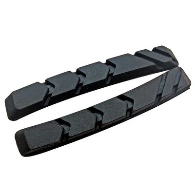 

2 Pcs Mountain Folding Bicycle V Brake Pads Rubber Replacement Bike Accessories