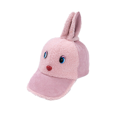 

Children Boys Girls Caps Hats Adjustable Sun Protection Rabbit Ear Design Casual Hats Caps