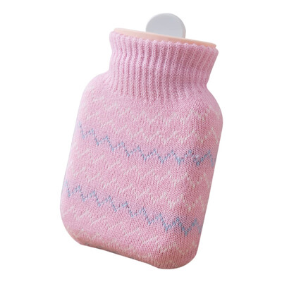 

Hot Water Bottles Microwave Warm Water Bag Warmer Household Heating Hot Water Bottles Cover With Knit Home Warming Products