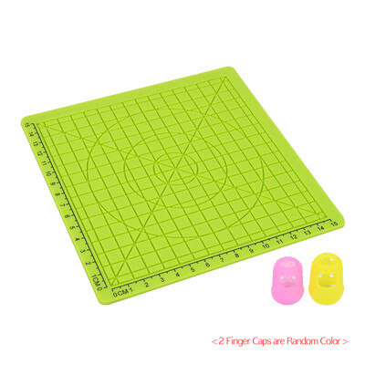 

3D Printing Pen Silicone Design Mat with Basic Template&2 Silicone Finger Caps for 3D Pen Drawing Design