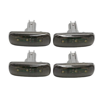 

4pcs LED Side Marker Lights Fender Side Lights Smokey Color Shell Replacement for Dodge Ram 2010-2017