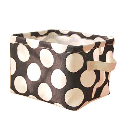 

〖Follure〗Cowboy Cotton Waterproof PE Coating Storage Basket Sundries Storage Box