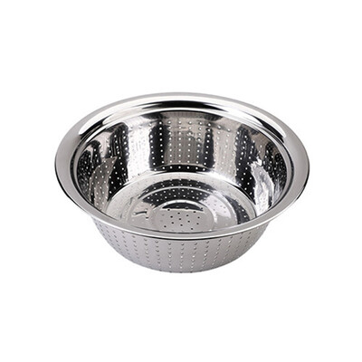 

Stainless Steel Mesh Colander Pasta Strainer Vegetable Rice Strainer Fruit Pot