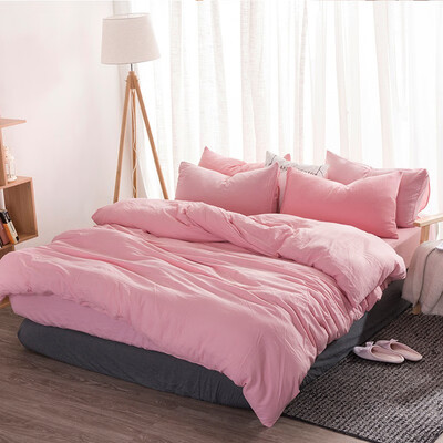 

NeillieN Four sets of washed cotton products pure cotton gifts bedding pure cotton home textilesQuilt Cover Pillow Cover