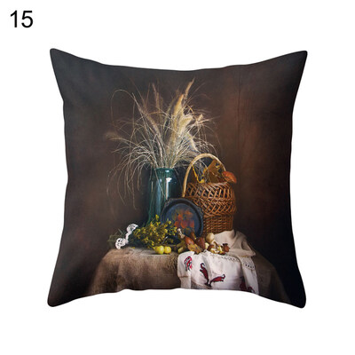 

Super Soft Flowers in Vase Cushion Cover Home Office Decorative Pillow Case