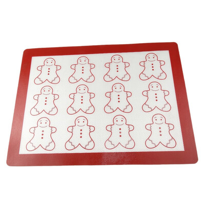 

1PCS Cookie Baking Mat For Christmas Silicone Baking Mat High Temperature Resistance DIY Baking Tools Household Baking Mat