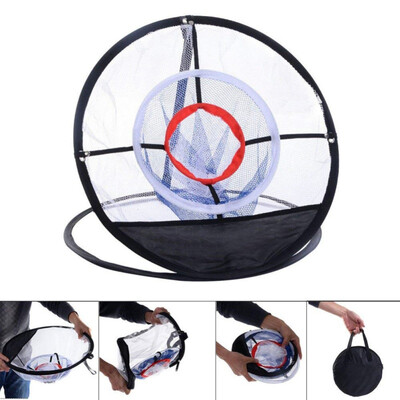 

Balight Golf Outdoor Intdoor Chipping Pitching Cages Mats Practice Easy Net Golf Training Aids Metal With Net