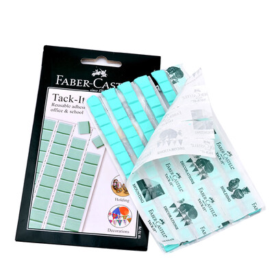 

Lady Reusable Adhesive Clay Blue Tack Strip Multi-Purpose Adhesive Glue DIY Nail Art Sticky Plasticine Non Stick Hand Clays Manicu