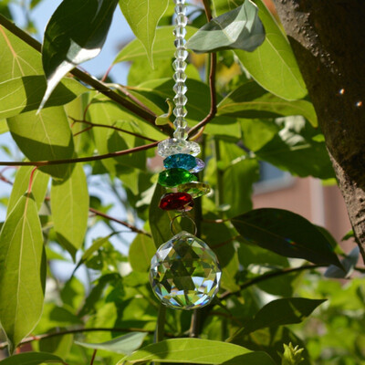 

Crystal Sun Catchers Chandelier Crystals Ball Prism Pendant Rainbow Maker Hanging Chakra Cascade Suncatcher