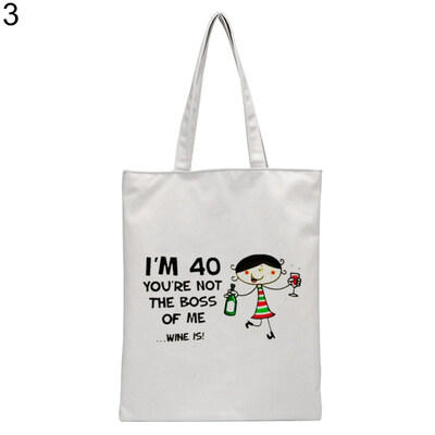 

Casual Women Large Capacity Canvas Shopping Bag Travel Tote Shoulder Handbag