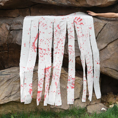 

Halloween Themed Bloody Doorway Curtain Zombie Vampire Party Decorations Supplies 393" X 65