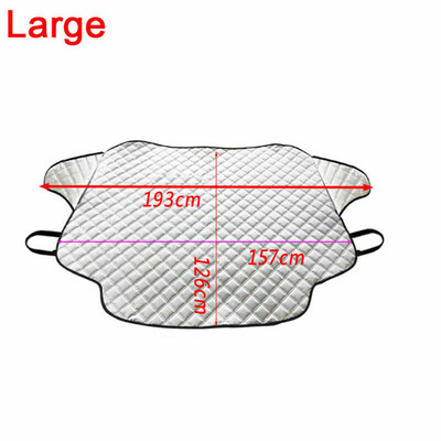 

Magnetic Car Windshield Snow Cover Winter Ice Frost Guard Sun Shade Protector UK