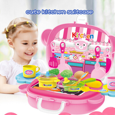 

Gobestart Simulation Kitchen Toys Children Pretend Role-Playing Toy Puzzle Game