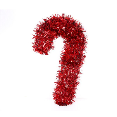 

DIY Christmas Crutch Hanging Decoration Christmas Tree Pendants Glitter Sparkle Strips Woven Gifts Hanging Ornaments Christmas