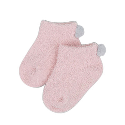 

Autumn Winter Newborn Socks Cotton Warm And Thick Socks 0-4 Years Non-slip Coral Fleece Socks