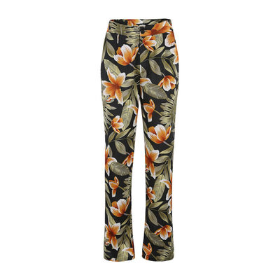 

Europe&the United States Printed High Waist Wide Leg Pants Casual Loose Long Pant New Women Spring Fashion Trousers