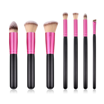 

2019 New Arrival 7Pcs Cosmetic Brushes Kit Eyeshadow Blush Brush Oblique Head Powder Brush Makeup Tools Easy to use
