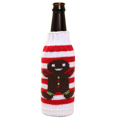 

New Christmas Beer Set Household Items High-Grade Knitted Christmas Beer Bottle Sets Of Christmas Beer Bottle Decoration