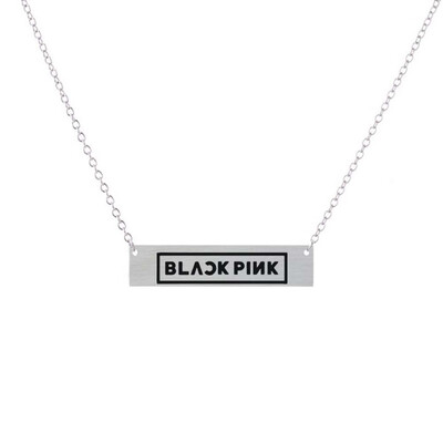 

Kpop Blackpink Necklace Lisa Jennie Jisoo Rose Pendant Chokers Jewelry Gifts for Women Girls