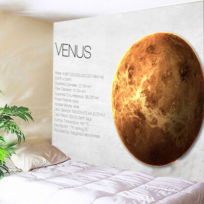

Toponeto Solar System Tapestry Planets Arround Sun in Universe Wall Hanging Space Tapestries Party Wall Decor