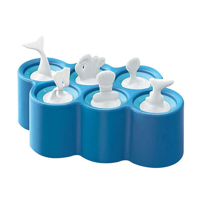 

6PCS Ice Lolly Moulds Ugly Fish DIY Food Grade Frozen Ice Cream Moulding Flexible Silicone Lollipop