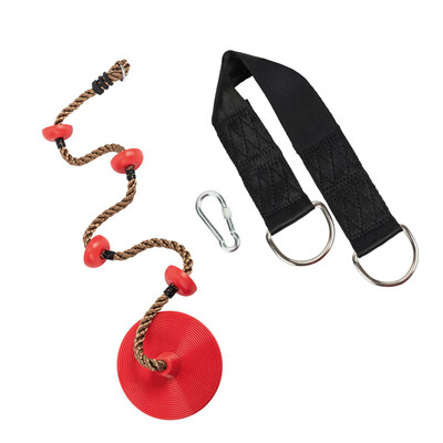 

Kids Disc Climbing Rope Swing Children Garden Playground Backyard Outdoor Ladder Playing Swing