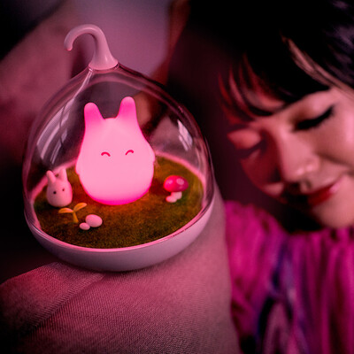 

Gobestart LED Nightlight Lamp Touch Sensor Cute Light Home Decor Bedroom