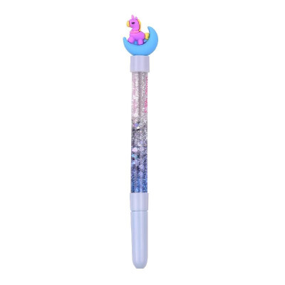 

Creative Gel Pen Lovely Quicksand Design Study Supplies Stationery Black Ink for School Students Office