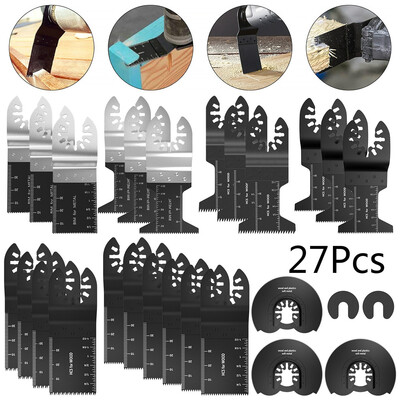 

1027PCS Saw Cut Blades Mix Oscillating Saw Blades Multi-tool Wood Cutting Tools Kit
