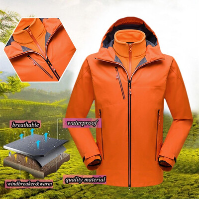 

Toponeto Men Winter Hooded Softshell Windproof Waterproof Soft Coat Shell Jacket